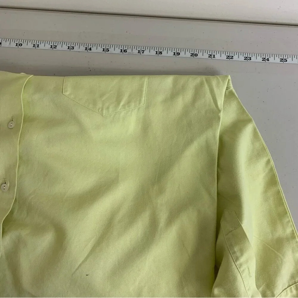 Vintage Weekend MaxMara Mint Green 3/4 Sleeves Button Front Shirt Size Large - Picture 10 of 11